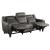 Conrad Leather/Leatherette Power Double Reclining Sofa