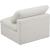 Plush Velvet Standard Comfort Modular Armless Chair