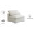 Plush Velvet Standard Comfort Modular Armless Chair