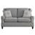 Halton Fabric Loveseat