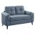 Dorelle Microfiber Loveseat