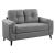 Dorelle Microfiber Loveseat