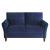 Dunleith Velvet Loveseat