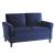 Dunleith Velvet Loveseat