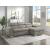 Berel Fabric 2-Piece Sectional with Pull-out Bed and Adjustable Headrests
