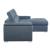 Berel Fabric 2-Piece Sectional with Pull-out Bed and Adjustable Headrests