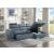 Berel Fabric 2-Piece Sectional with Pull-out Bed and Adjustable Headrests