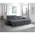 Berel Fabric 2-Piece Sectional with Pull-out Bed and Adjustable Headrests