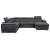Berel Fabric 4-Piece Sectional with Pull-out Bed and Adjustable Headrests