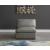 Plush Velvet Standard Comfort Modular Armless Chair
