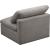 Plush Velvet Standard Comfort Modular Armless Chair