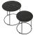 Loannis 2-piece Round Wood Nesting Table