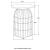 Bernardo Round Accent Table with Bird Cage Base