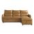Delara Leatherette Reversible Sectional with Pull-out Bed and Hidden Storage