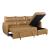 Delara Leatherette Reversible Sectional with Pull-out Bed and Hidden Storage