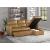 Delara Leatherette Reversible Sectional with Pull-out Bed and Hidden Storage