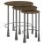 Deja 3-piece Round Wood Nesting Table