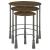 Deja 3-piece Round Wood Nesting Table