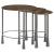 Deja 3-piece Round Wood Nesting Table
