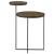 Yael Round Wood Accent Table