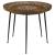 Nuala 2-piece Round Wood Nesting Table with Tripod Tapered Legs