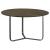 Yaritza Round Wood Accent Table with Triangle Wire Base