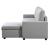 Brandolyn Polyester Fabric Reversible Sectional w/Pull-out Bed & Hidden Storage