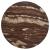 Latifa Round Accent Table with Marble Top