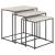 Caine 3-piece Nesting Table with Marble Top