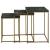 Caine 3-piece Nesting Table with Marble Top