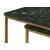 Caine 3-piece Nesting Table with Marble Top
