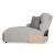 Acklen Place 3-Piece Polyester Power Reclining Sectional Sofa w/LAF Chaise & Console