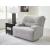 Acklen Place Polyester Wide Seat Power Recliner w/Adjustable Headrest