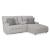 Acklen Place 3-Piece Polyester Power Reclining Sectional Sofa w/RAF Chaise & Console