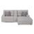 Acklen Place 3-Piece Polyester Power Reclining Sectional Sofa w/RAF Chaise & Console