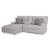 Acklen Place 3-Piece Polyester Power Reclining Sectional Sofa w/LAF Chaise & Console