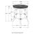 Antonio Round Rattan Tray Top Accent Table