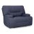 Acklen Place Polyester Wide Seat Power Recliner w/Adjustable Headrest