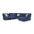 Acklen Place 6-Piece U-Shaped Polyester Power Reclining Sectional w/RAF Chaise