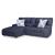 Acklen Place 3-Piece Polyester Power Reclining Sectional Sofa w/LAF Chaise & Console