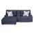Acklen Place 3-Piece Polyester Power Reclining Sectional Sofa w/LAF Chaise & Console