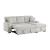 Marsh Corduroy 2‑Piece Sectional with Pull‑out Bed, Right Chaise and Hidden Storage