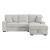 Marsh Corduroy 2‑Piece Sectional with Pull‑out Bed, Right Chaise and Hidden Storage