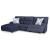 Acklen Place 3-Piece Polyester Power Reclining Sectional Sofa w/LAF Chaise