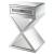 Hazel 1-drawer Mirrored Accent Table