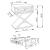 Hazel 1-drawer Mirrored Accent Table