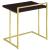 Dani Rectangular Snack Table with Metal Base