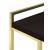 Dani Rectangular Snack Table with Metal Base