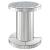 Dorielle Crystal Inlay Round Top Mirrored Accent Table