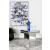 Elora Pedestal Square Top Mirrored Accent Table